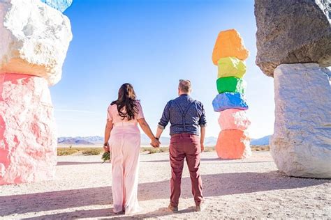 Seven magic mountains wedding  Make an early start to dodge the crowds and enjoy plenty of time for photo at the Las Vegas Sign, the Seven Magic Mountains art installation, and Grand Canyon West